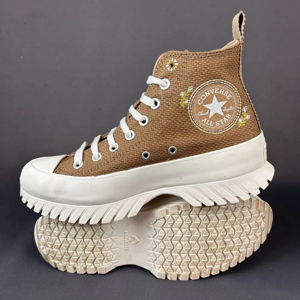Converse Chuck Taylor All Star Lugged Autumn Embroidery Sneakers Shoes 8.5